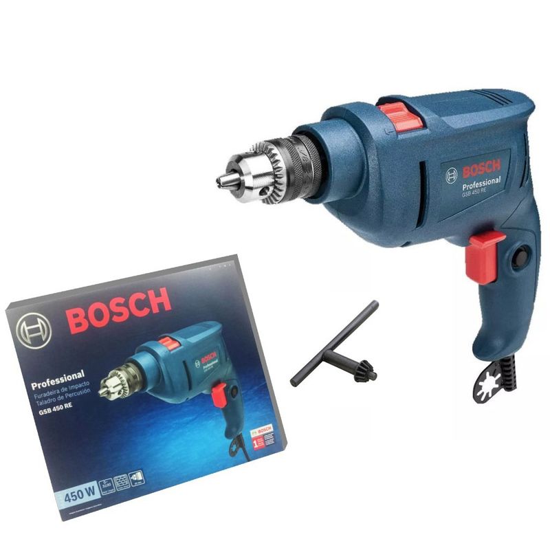 Furadeira De Impacto 3/8'' GSB 450 RE 450W Bosch