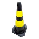 Cone-Seguranca-75-Cm-Preto-E-Amarelo-Pvc---O.m.-Production