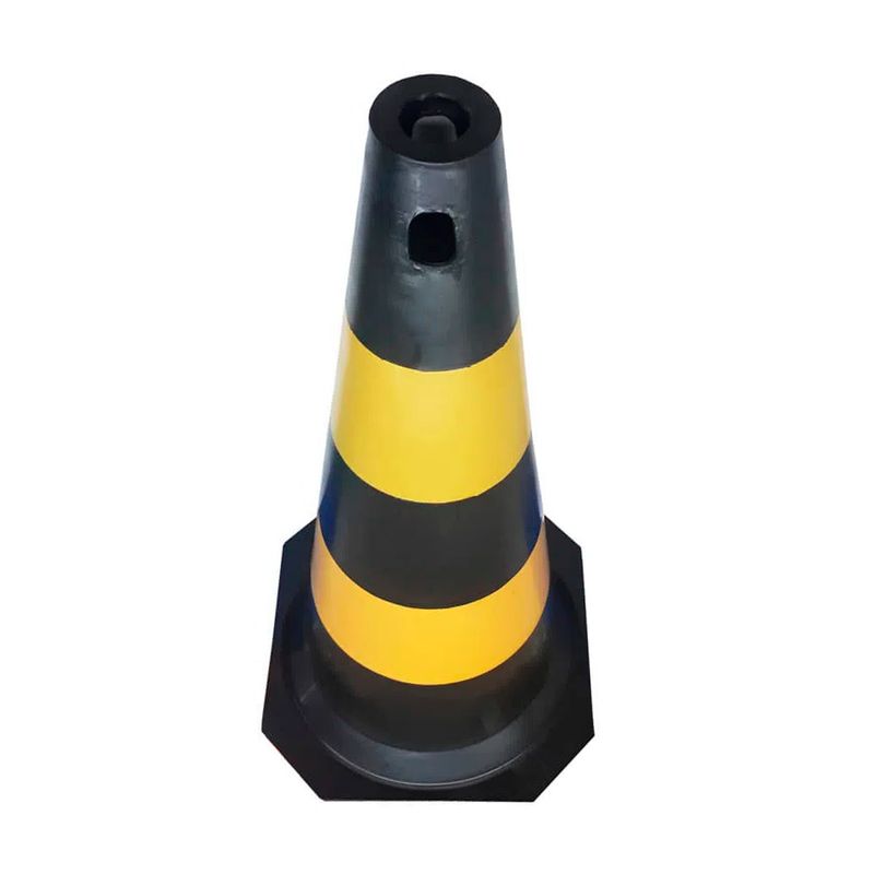 Cone-Seguranca-75-Cm-Preto-E-Amarelo-Pvc---O.m.-Production