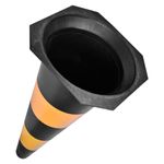 Cone-Seguranca-75-Cm-Preto-E-Amarelo-Pvc---O.m.-Production