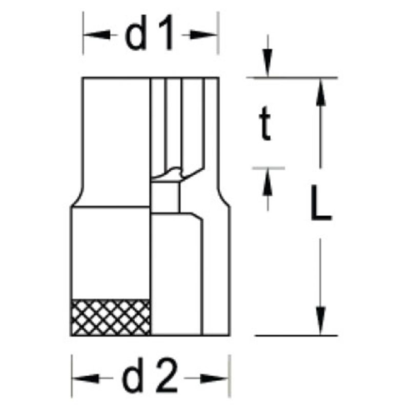 Soquete-Gtx-Torx-Hexalobular-Manual-1008mm-enc.-1-2---Gedore