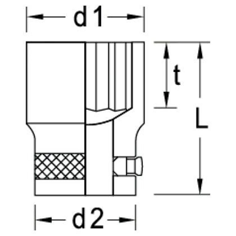 Soquete-Estriado-Manu.-Unit-Drive-7-8---encaixe-3-4---Gedore