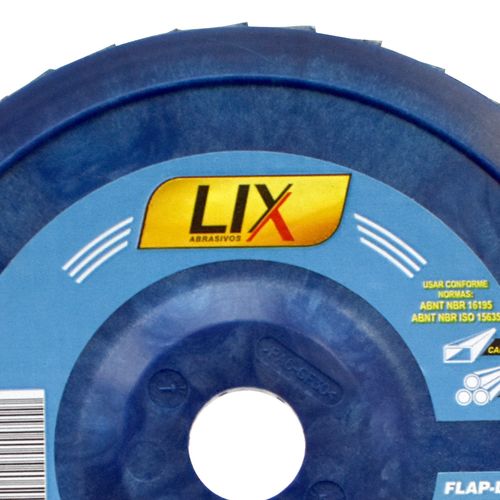 Disco Flap Lixa 7'' x 7/8'' G120 - Lix Abrasivos