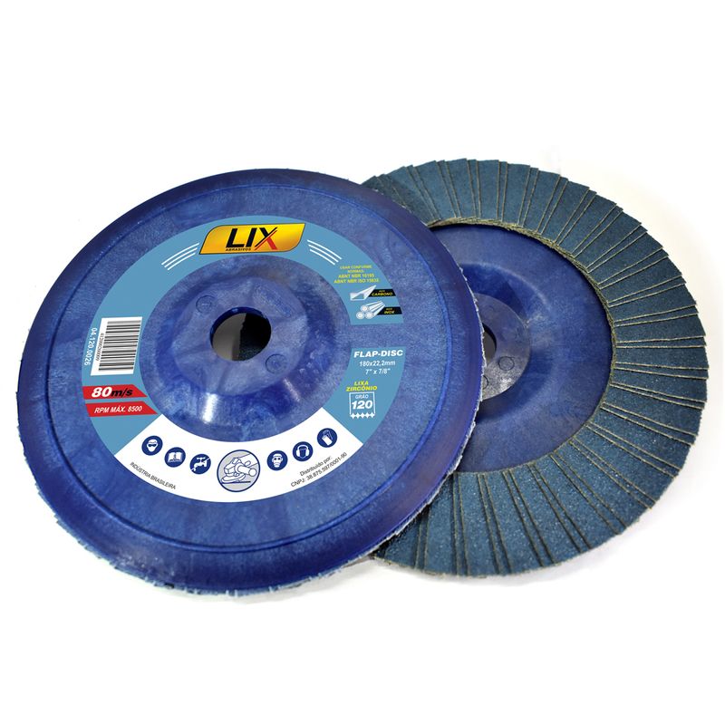 Disco-Flap-Lixa-7---x-7-8---G120---Lix-Abrasivos