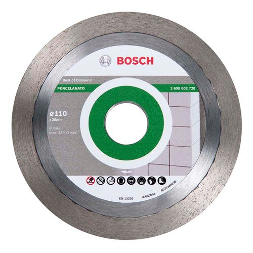 Disco de Corte Diamantado 110mm P/Porcelanato - Bosch