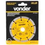 Disco de Corte Diamantado XLD 105mm Segmentado Vonder