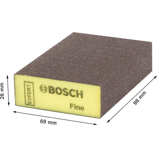 Esponja Abrasiva Expert S471 Fine 69x26x97mm Bosch