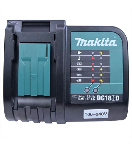 Carregador De Bateria 18v 14.4v Dc18sd Bivolt Makita