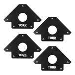 Esquadro Magnético Para Soldador 30kg Tork - Kit 4 Peças