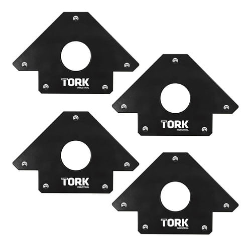 Esquadro Magnético Para Soldador 30kg Tork - Kit 4 Peças