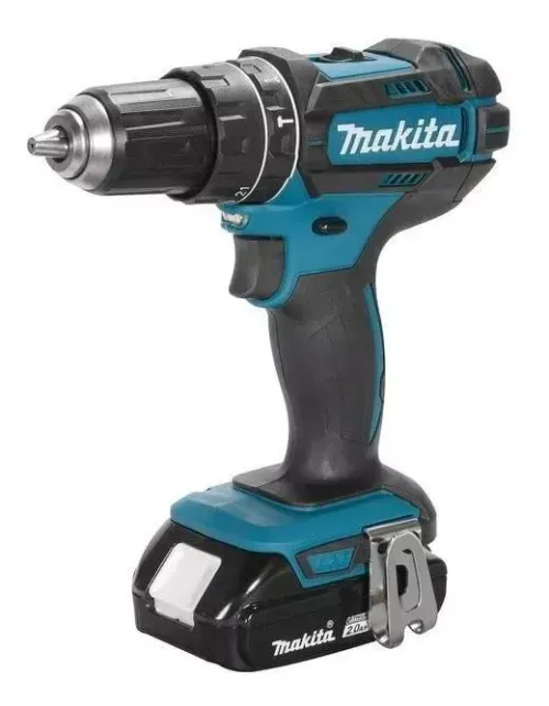 Parafusadeira Furadeira Impacto Dhp482rae 2 Baterias 18v Bivolt Makita