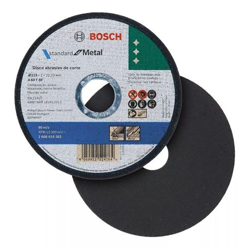 Disco de Corte Standard para Metal 4.1/2'' x 3/64'' x 7/8'' Pol Bosch