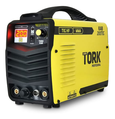 Máquina Inversora de Solda 2x1 TIG Alta Frequência/MMA Kab 200A Super Tork