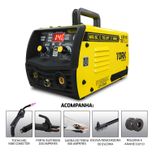 Máquina Inversora Trisolda MIG/MMA/TIG Kab 140A 220V Super Tork