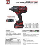Chave de Impacto 2 Baterias 20V Brushless 3/4'' 150kg SGT7510 Sigma Tools