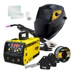 Máquina Inversora Trisolda Combo 140A Mig Sem Gás Tig Eletrodo 220V Super Tork