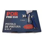 Pistola De Pintura Profissional Hvlp 600ml 1,4mm Pro-550 Pdr