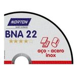 Disco Corte 9 pol x 5/64 pol x 7/8 pol BNA 22 – Norton