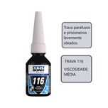 Trava Parafusos Médio Torque Azul 116 10g Tek Bond