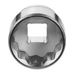 Soquete Estriado 015.104 D19-13mm Aço Cromo Vanádio 1/2'' Gedore