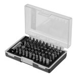 Jogo de Bits de Fenda/Torx/Phillips 25mm Aço CRV 61 Peças 113879 MTX