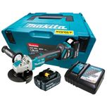 Esmerilhadeira Angular 5" Makita DGA519RTJ com 2 baterias, carregador e disco - Makita