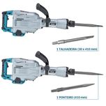 Martelo Demolidor 50J 1700W WS3204K 220V + Maleta e Acessórios Wesco