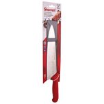 Faca de Carne Refile Lâmina Triângular Larga 25cm Vermelha Starrett