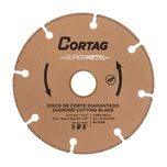 Disco de Corte Diamantado Super Metal 115mm 60657 Cortag