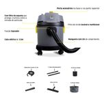 Aspirador de Pó/Líquido NT 585 1300W com Soprador 220V Karcher