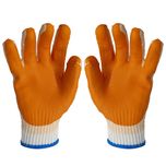 Luva Orange em Malha e Palma Vulcanizada 25cm Volk