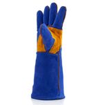 Luva de Solda Weld Master Reforçada Alta Temperatura 500° Punho 33cm Volk