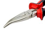 Alicate Bico Meia Cana Curvo 7'' Nickel em Aço 174229 MTX