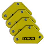 Kit Esquadro Posicionador Magnético 5kg 4 Peças 15425.9 Lynus
